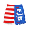 FJB American Flag Men's Swim Trunks - | Drunk America 