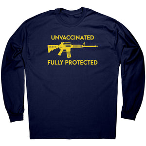Unvaccinated Fully Protected 2nd Amendment -Apparel | Drunk America 