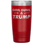 God Guns & Trump Tumbler -Tumblers | Drunk America 