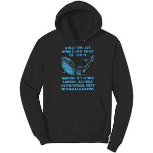 A Blue Whale's Anus Can Open Up To 3.5 Feet Making It The 2nd Largest Asshole In The World Next To Kamala Harris -Apparel | Drunk America 