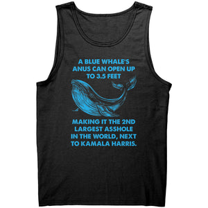 A Blue Whale's Anus Can Open Up To 3.5 Feet Making It The 2nd Largest Asshole In The World Next To Kamala Harris -Apparel | Drunk America 