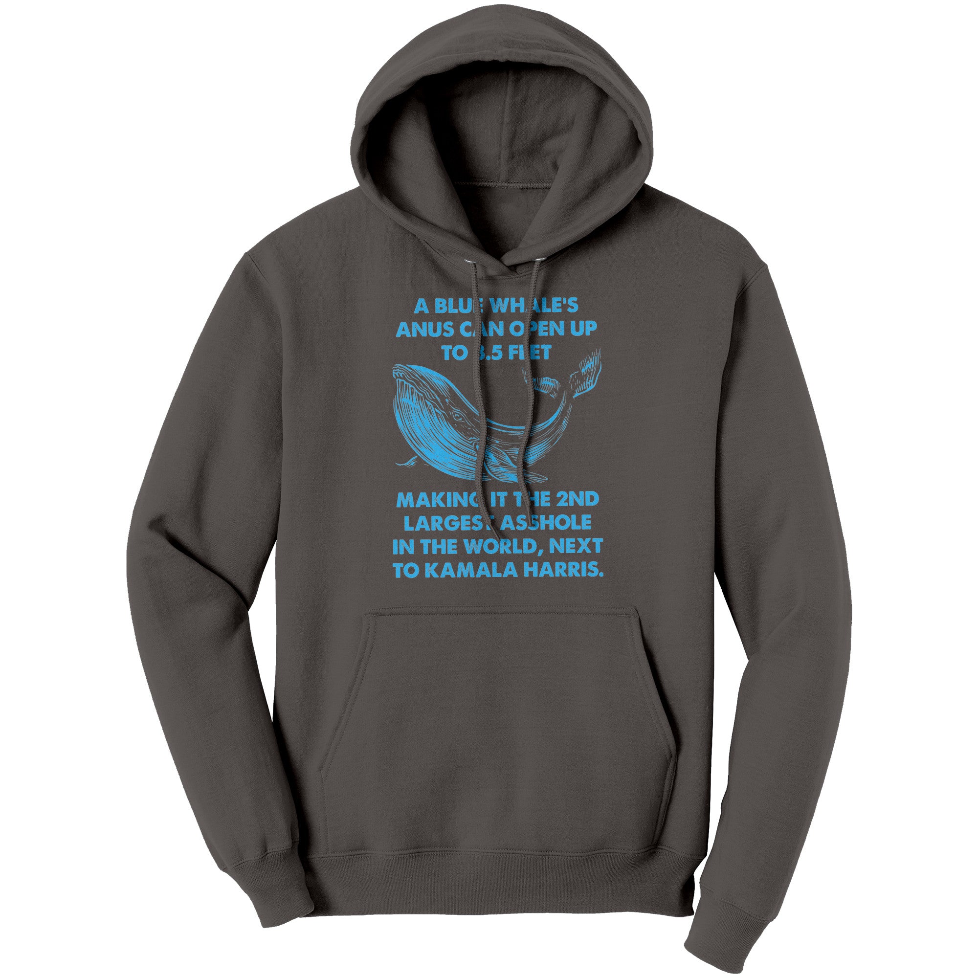 A Blue Whale's Anus Can Open Up To 3.5 Feet Making It The 2nd Largest Asshole In The World Next To Kamala Harris -Apparel | Drunk America 