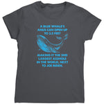 A Blue Whale's Anus Can Open Up To 3.5 Feet Making It The 2nd Largest Asshole In The World Next To Joe Biden (Ladies) -Apparel | Drunk America 