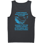 A Blue Whale's Anus Can Open Up To 3.5 Feet Making It The 2nd Largest Asshole In The World Next To Kamala Harris -Apparel | Drunk America 