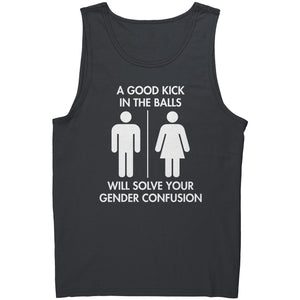 A Good Kick In The Balls Will Solve Your Gender Confusion -Apparel | Drunk America 