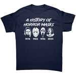 A History Of Horror Masks Anti Kamala -Apparel | Drunk America 