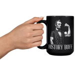 Abe_Lincoln_History_Buff_Black_Coffee_Mu_15oz_Black_LH_Model_Mockup.png