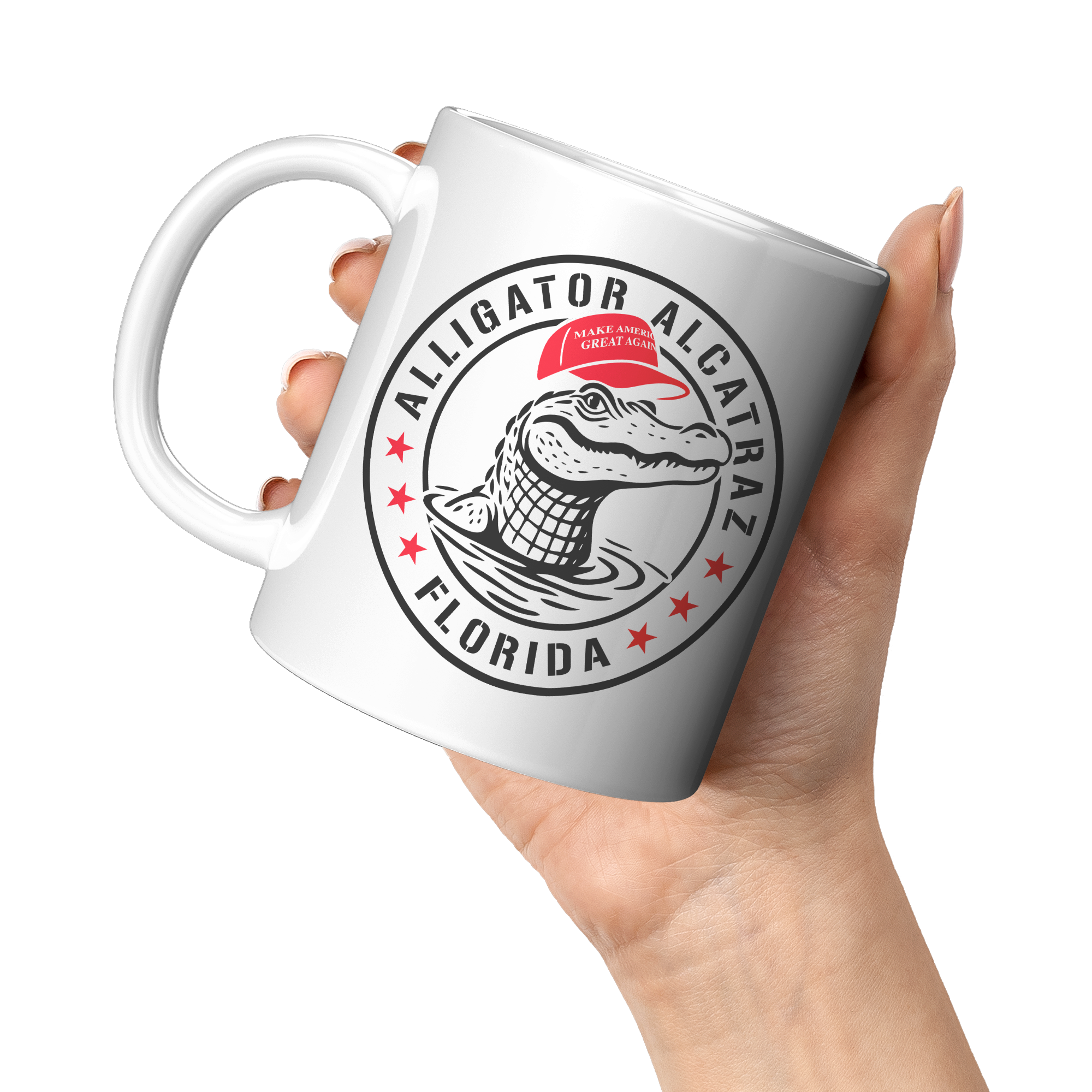 Alligator_Alcatraz_Florida_MAGA_Coffee_M_11oz_White_LH_Model_Mockup.png