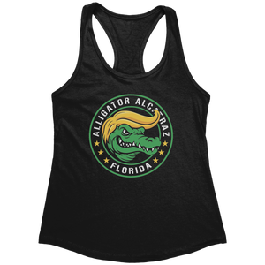 Alligator Alcatraz Gator Trump Hair (Ladies) – Patriotic Clothing for True Americans | Drunk America
