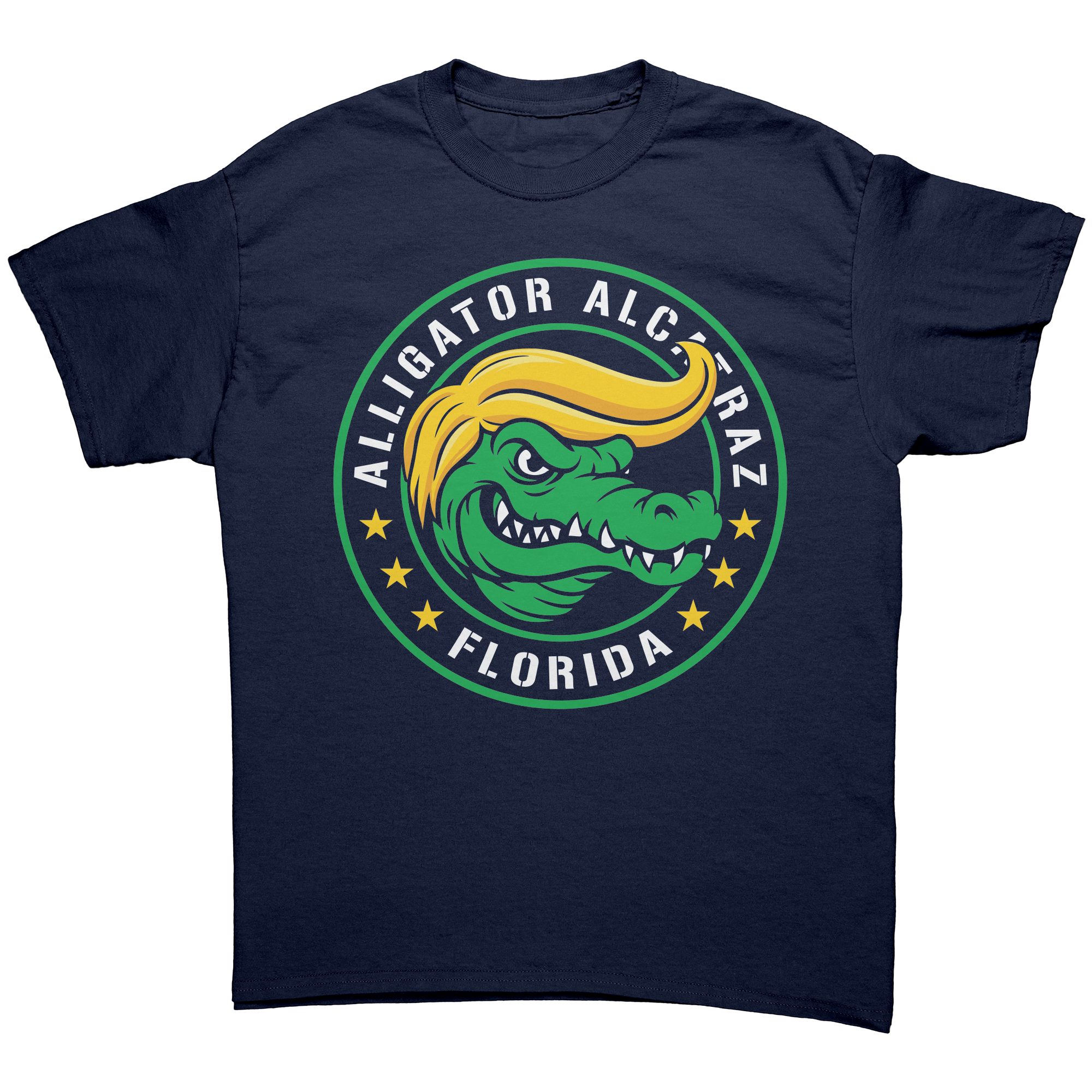 Alligator Alcatraz Gator Trump Hair – Patriotic Clothing for True Americans | Drunk America