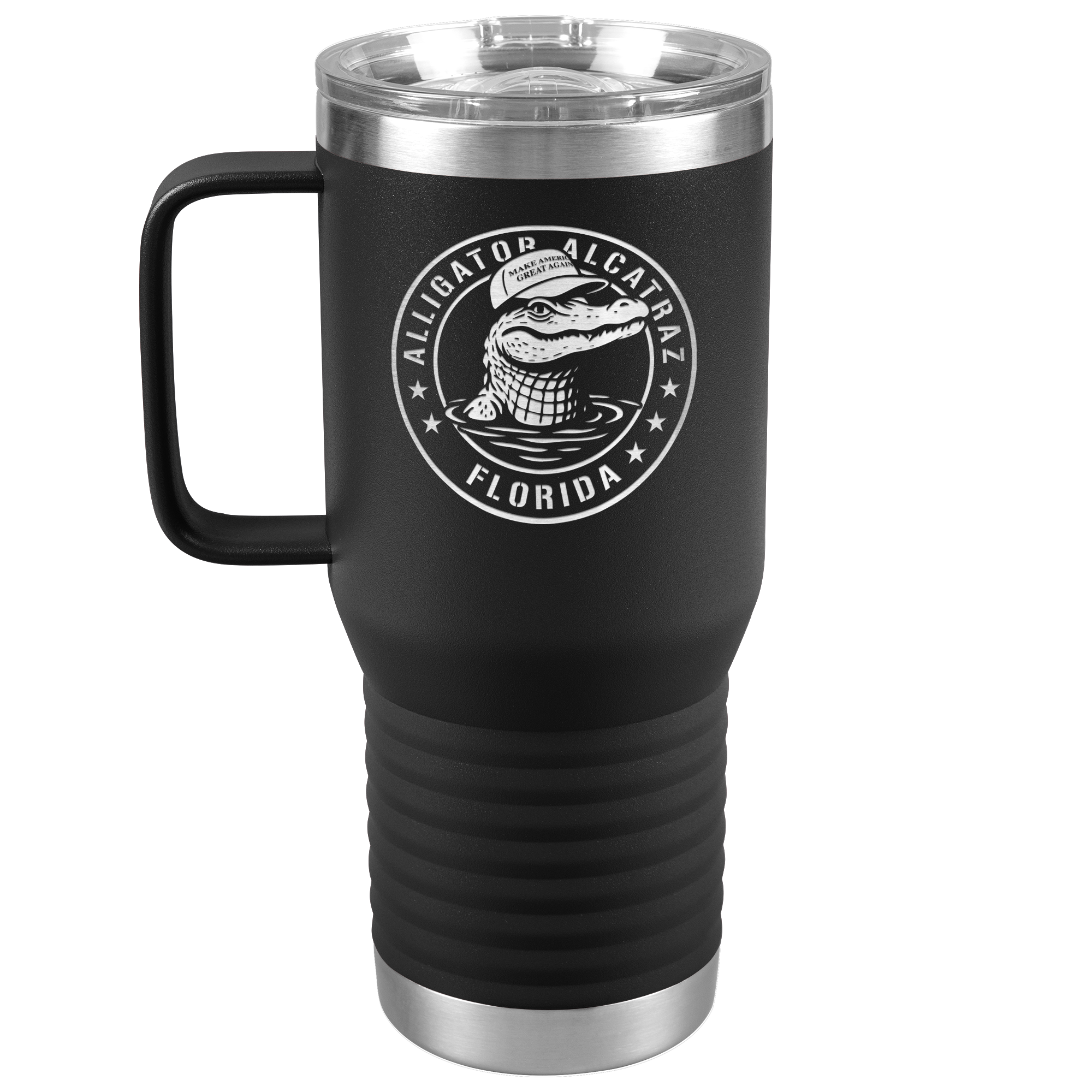 Alligator_Alcatraz_Tumbler_20oz_Travel_Tumbler_Black_Mockup.png