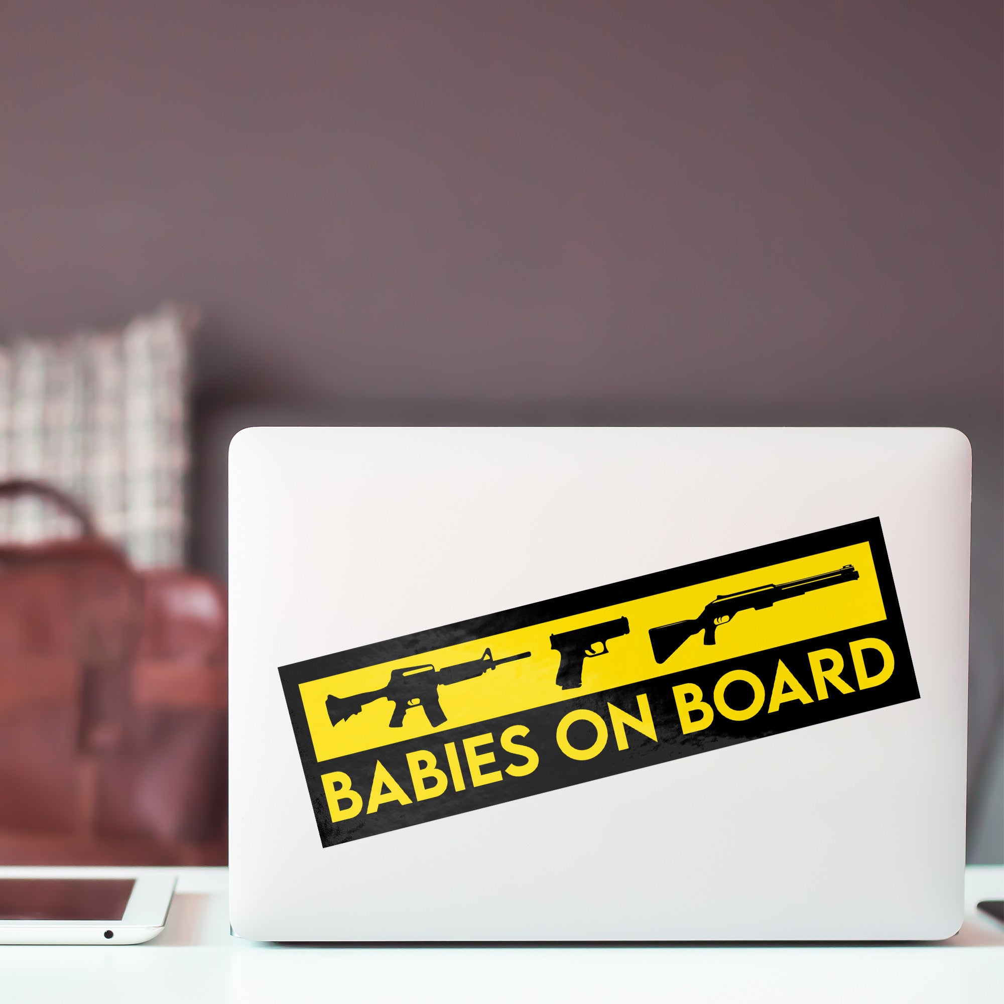 Babies On Board Bumper Sticker -Stickers | Drunk America 