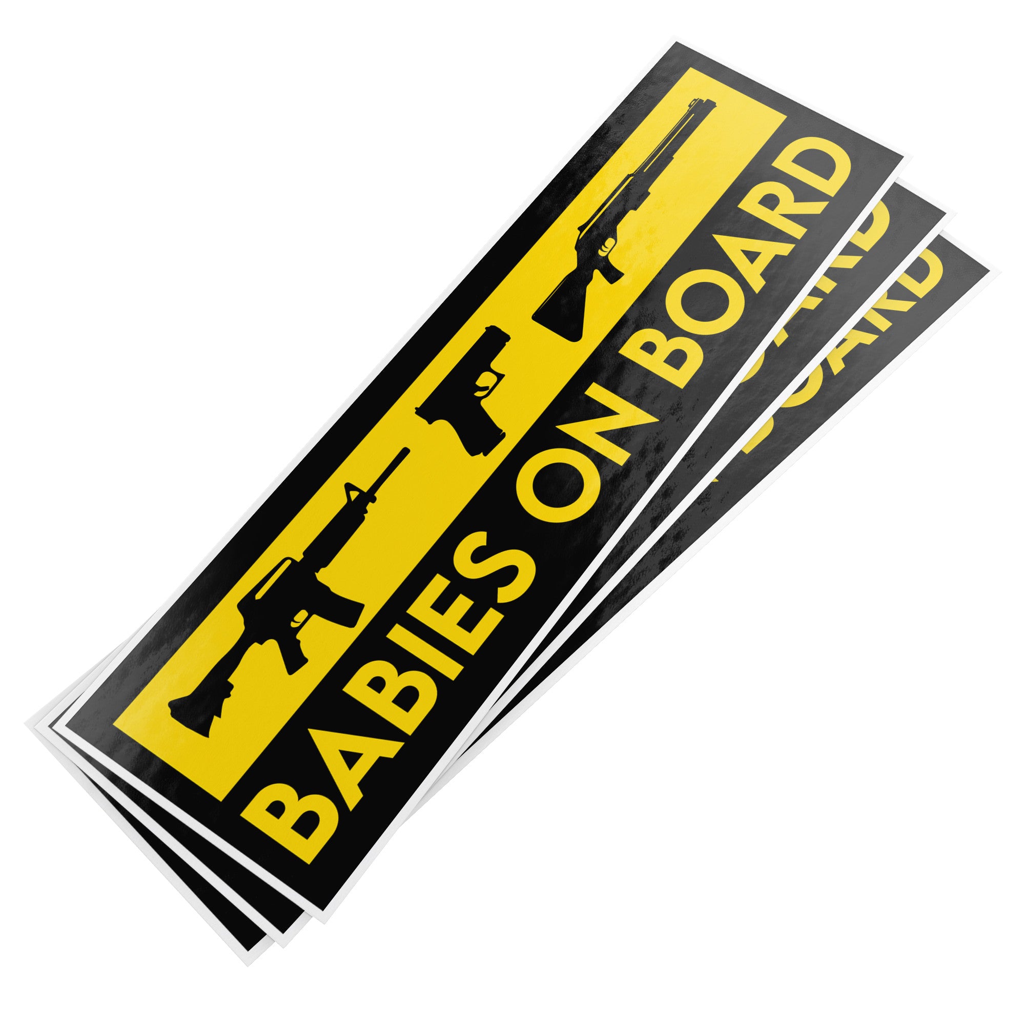 Babies On Board Bumper Sticker -Stickers | Drunk America 