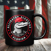 Alligator Alcatraz Florida MAGA Black Coffee Mug