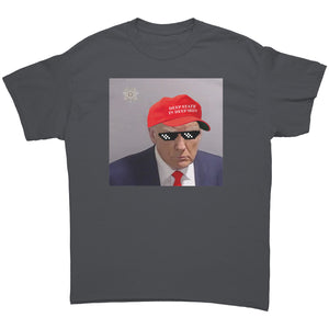Deep State In Deep Shit Donald Trump Mugshot -Apparel | Drunk America 