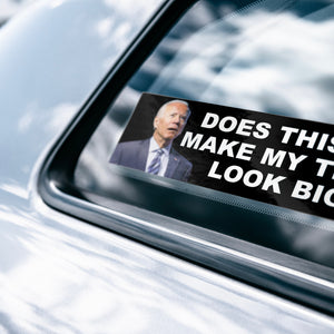 Does This Ass Make My Truck Look Big Bumper FJB Sticker -Stickers | Drunk America 