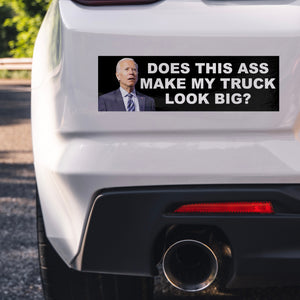 Does This Ass Make My Truck Look Big Bumper FJB Sticker -Stickers | Drunk America 