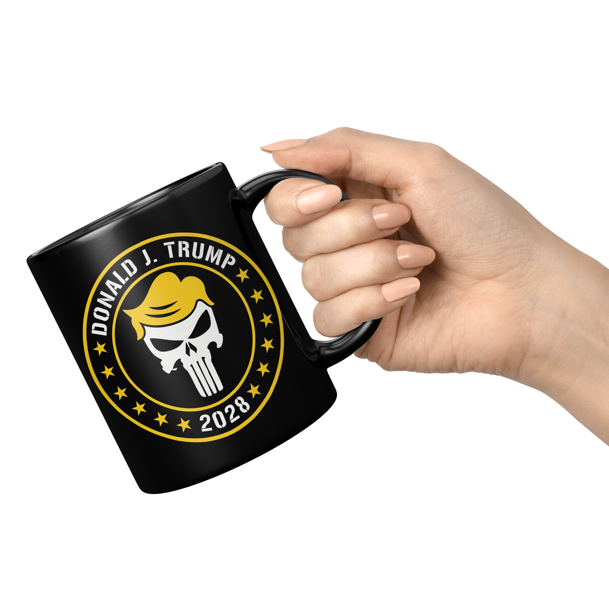 Donald_J_Trump_2028__Black_Coffee_Mug_11oz_Black_RH_Model_Mockup.png