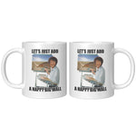 Donald Trump Bob Ross Happy Big Wall Coffee Mug -Front/Back | Drunk America 