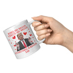 Donald Trump Everything Is Rigged Valentine's Day Coffee Mug -Coffee Mugs | Drunk America 