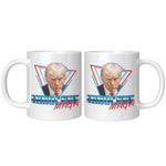 Donald Trump Innocent MAGA Mugshot Coffee Mug -Ceramic Mugs | Drunk America 