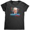 Donald Trump Innocent MAGA Mugshot (Ladies) -Apparel | Drunk America 