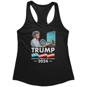 Donald Trump Make The Liberals Cry Again 2024 (Ladies) -Apparel | Drunk America 