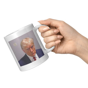 Donald Trump Mugshot Coffee Mug – Ceramic Mugs by Drunk America
