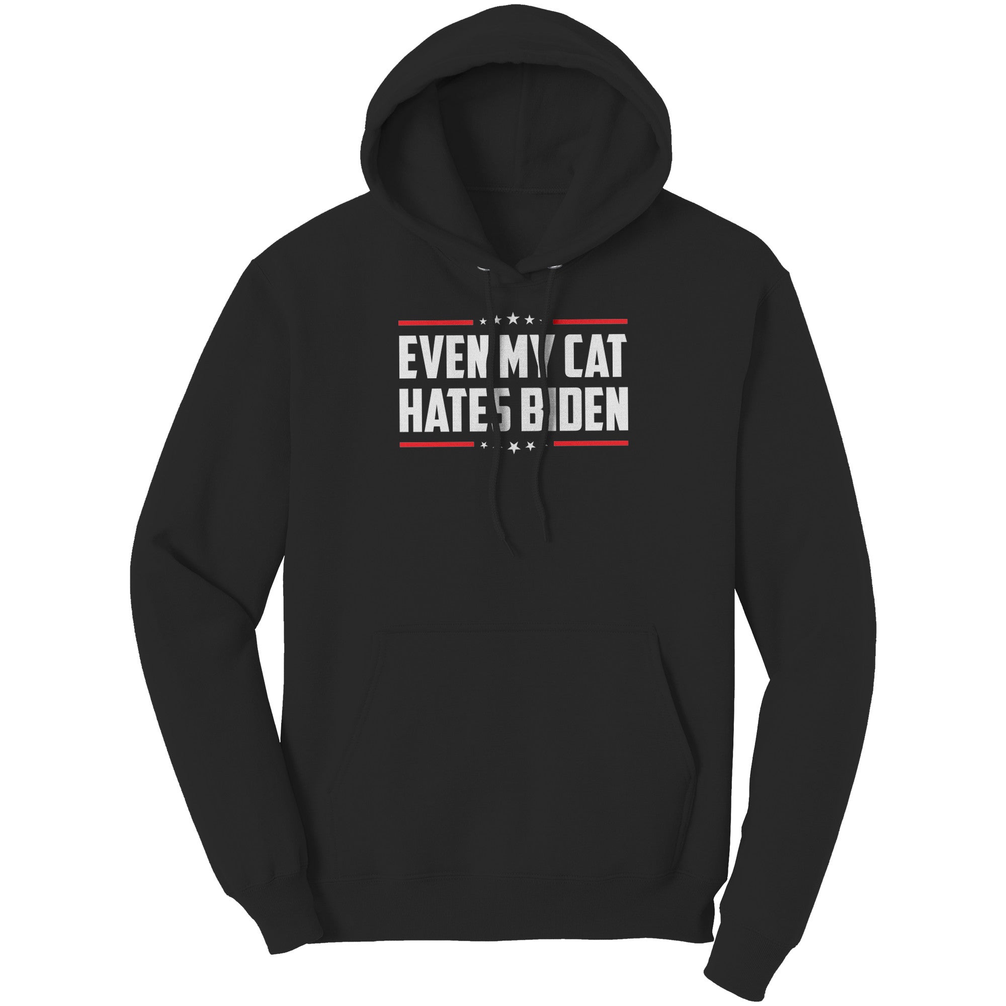 Even My Cat Hates Biden (Ladies) -Apparel | Drunk America 