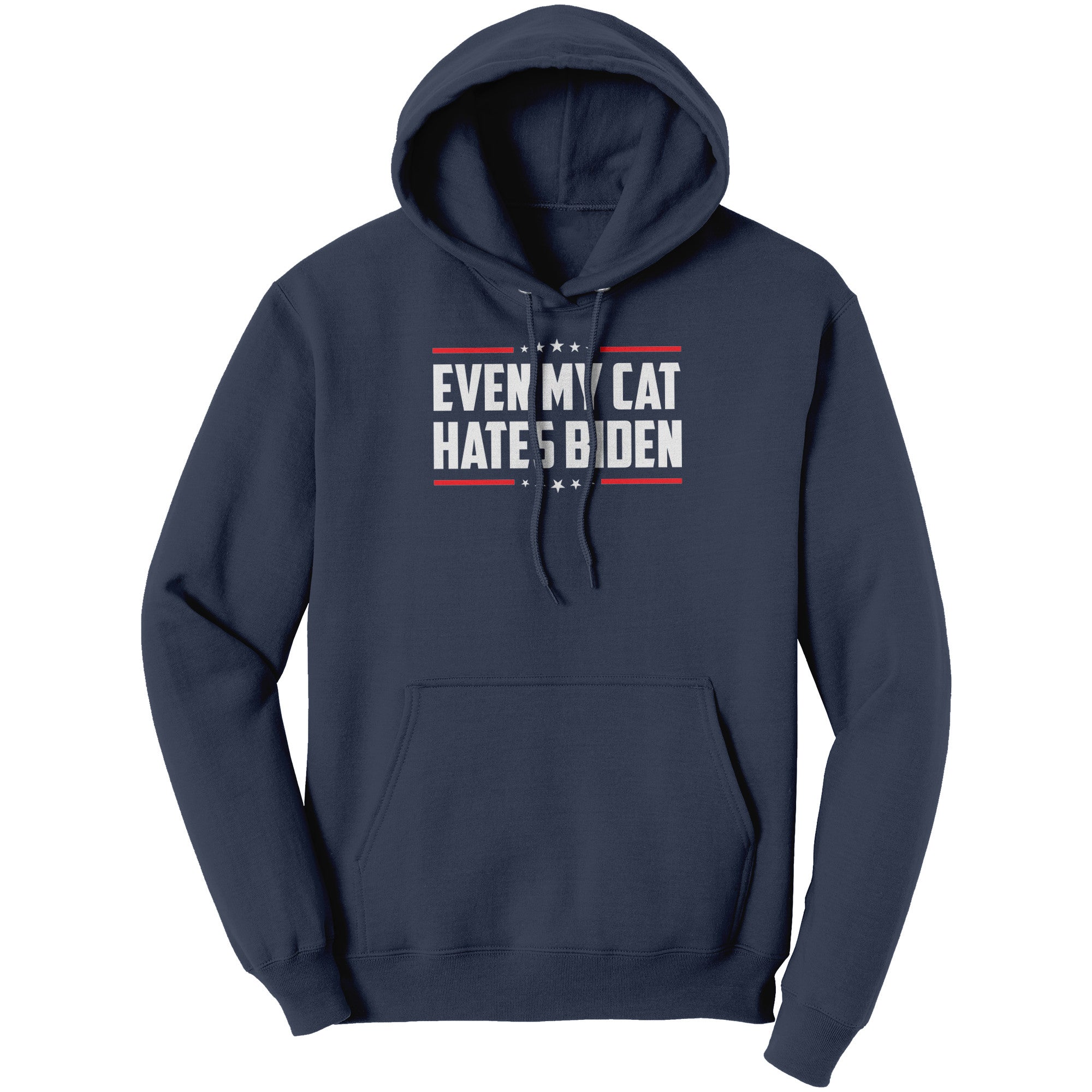 Even My Cat Hates Biden (Ladies) -Apparel | Drunk America 