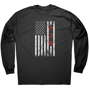 FJB Distressed American Flag -Apparel | Drunk America 