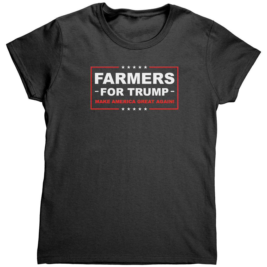 Farmers For Trump Make America Great Again (Ladies) -Apparel | Drunk America 