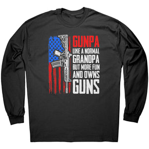 Gunpa Like A Normal Grandpa But More Fun And Owns Guns -Apparel | Drunk America 