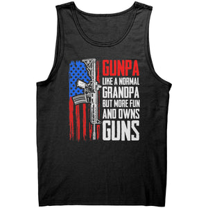 Gunpa Like A Normal Grandpa But More Fun And Owns Guns -Apparel | Drunk America 