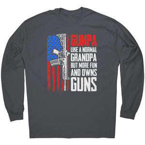 Gunpa Like A Normal Grandpa But More Fun And Owns Guns -Apparel | Drunk America 