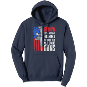 Gunpa Like A Normal Grandpa But More Fun And Owns Guns -Apparel | Drunk America 
