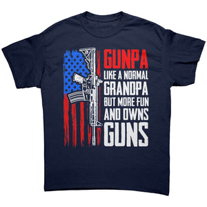 Gunpa Like A Normal Grandpa But More Fun And Owns Guns -Apparel | Drunk America 