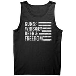 Guns Whiskey Beer & Freedom -Apparel | Drunk America 