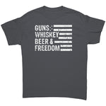 Guns Whiskey Beer & Freedom -Apparel | Drunk America 