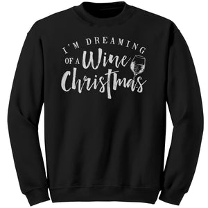 I'm Dreaming of A Wine Christmas Sweater -Apparel | Drunk America 
