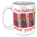 I'm Falling For You FJB Valentine's Day Coffee Mug -Coffee Mugs | Drunk America 