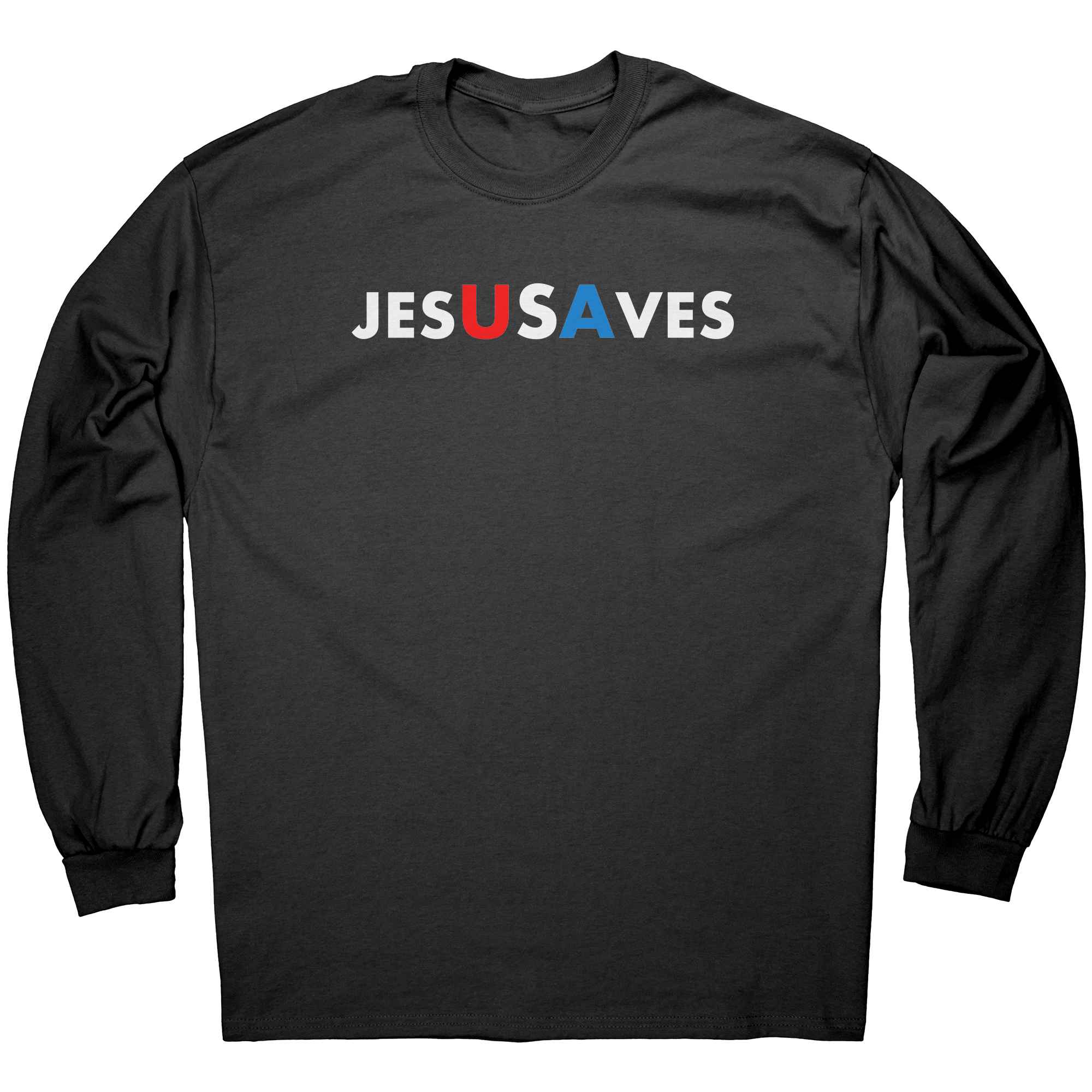 Jesus_Saves_USA_Graphic_Tee_Black_Mockup.png