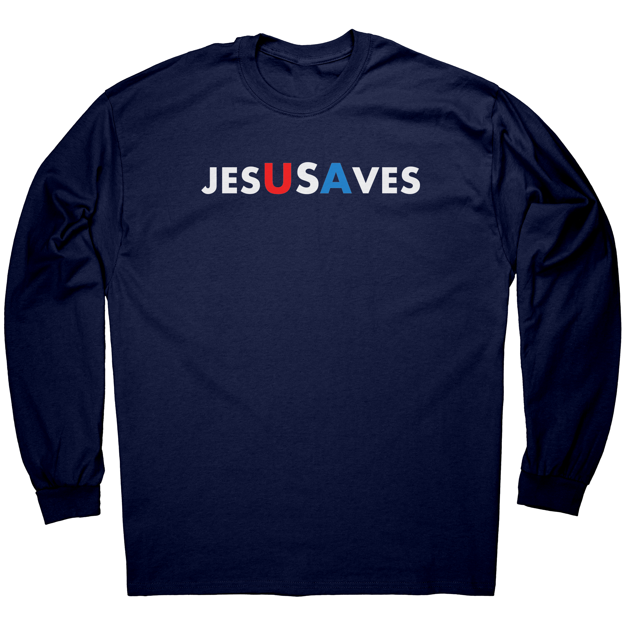 Jesus_Saves_USA_Graphic_Tee_Navy_Mockup.png