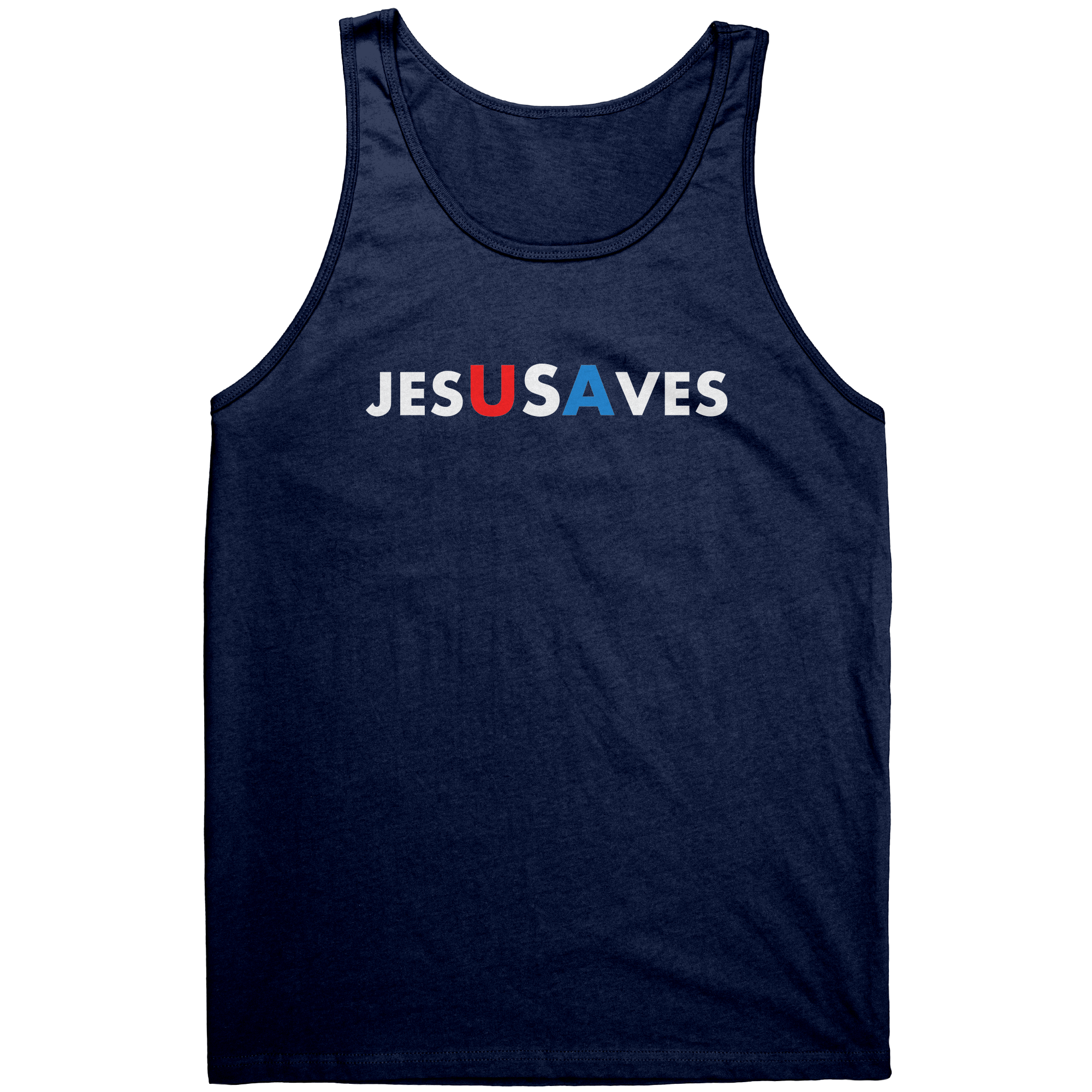 Jesus Saves USA Graphic Tee – Patriotic Clothing for True Americans | Drunk America