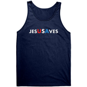 Jesus Saves USA Graphic Tee – Patriotic Clothing for True Americans | Drunk America