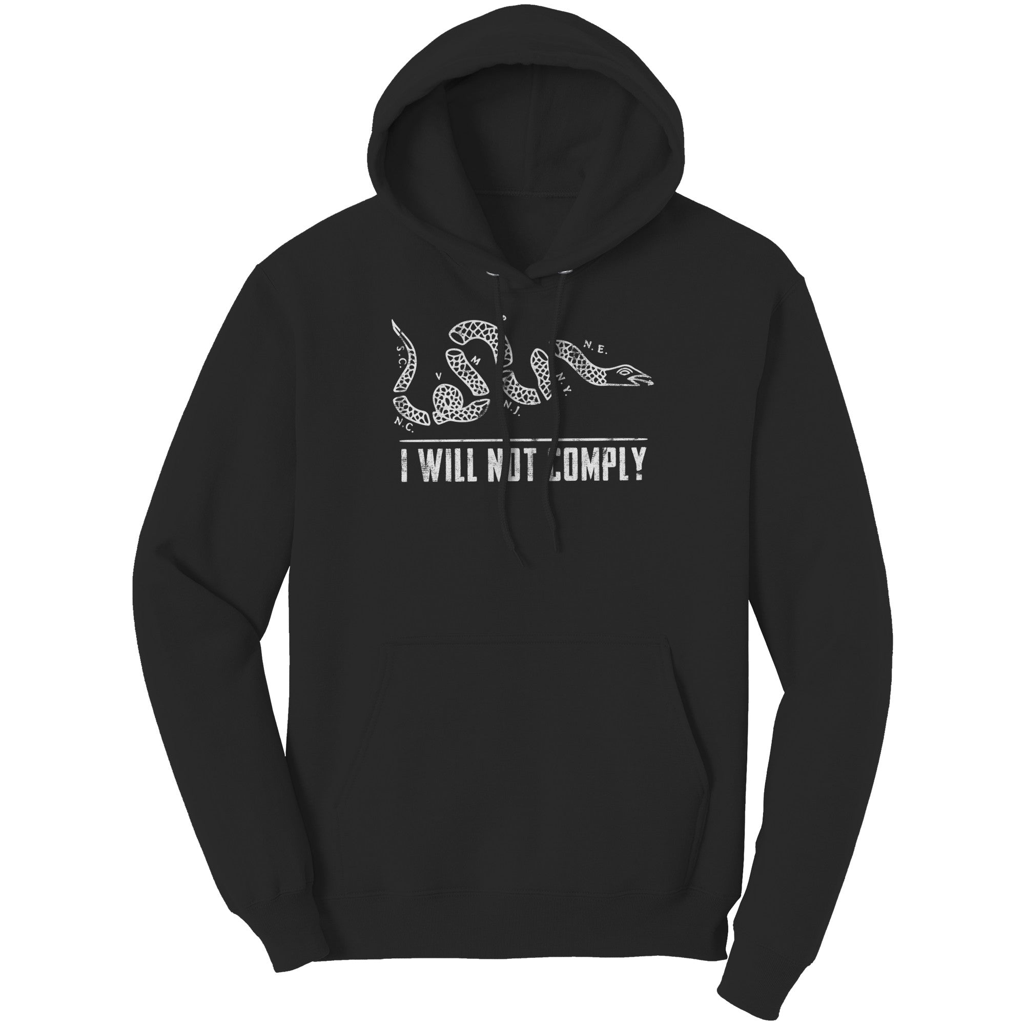 Join Or Die I Will Not Comply -Apparel | Drunk America 