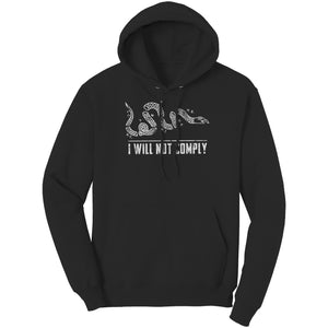 Join Or Die I Will Not Comply -Apparel | Drunk America 