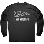 Join Or Die I Will Not Comply -Apparel | Drunk America 