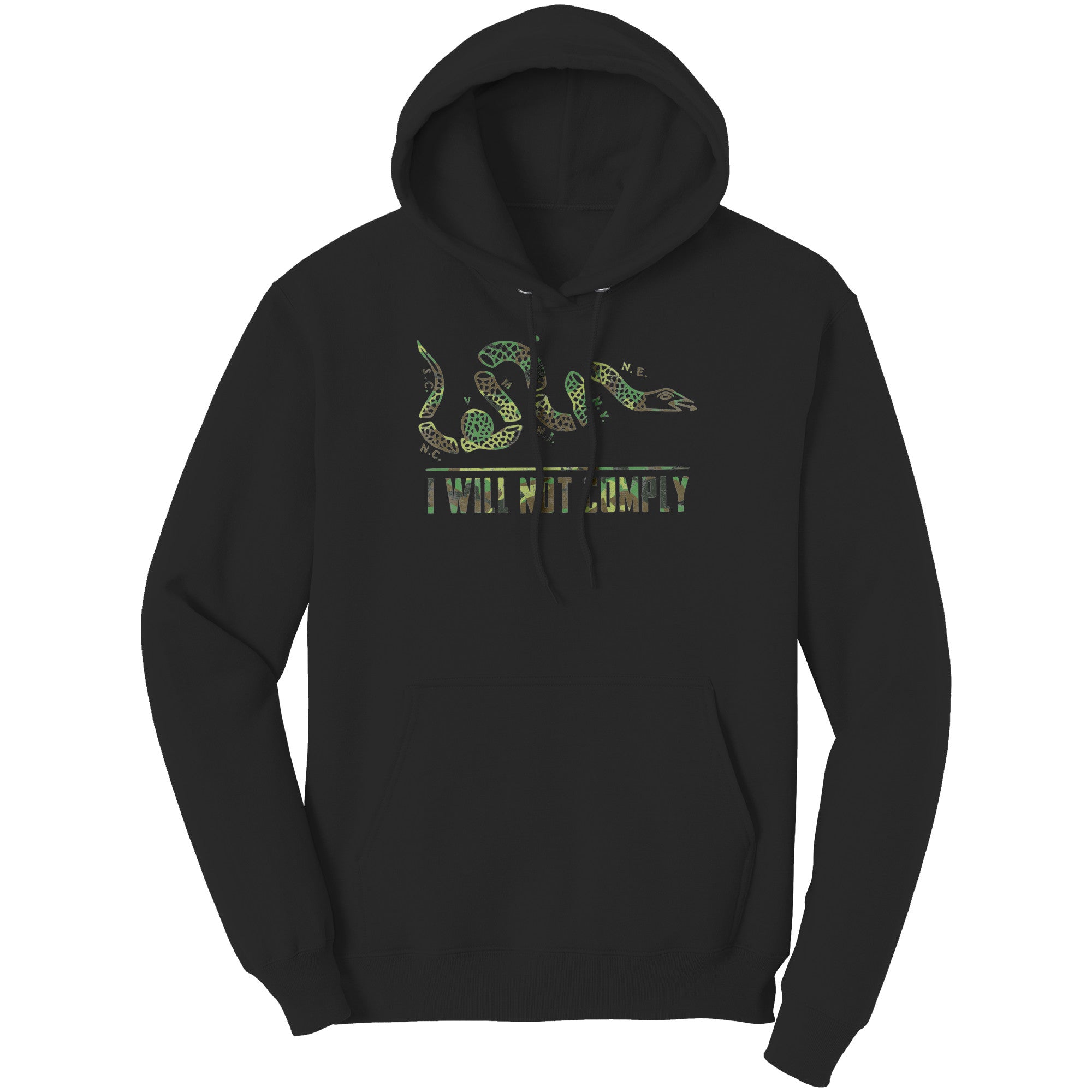 Join Or Die I Will Not Comply Camouflage -Apparel | Drunk America 
