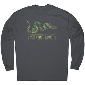 Join Or Die I Will Not Comply Camouflage -Apparel | Drunk America 